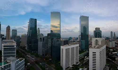 Downtown Jakarta Before Sunnset