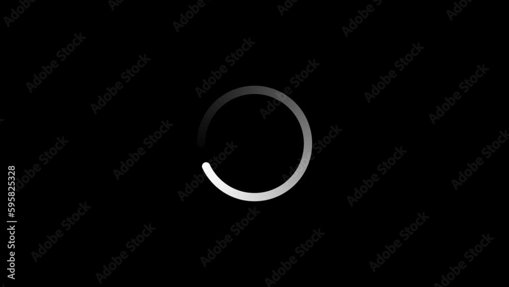 Circle Loading Animation - Animated Loading Icon with a 60fps black background. Circle Loading Animation - Animated Loading Icon with a 60fps black background.