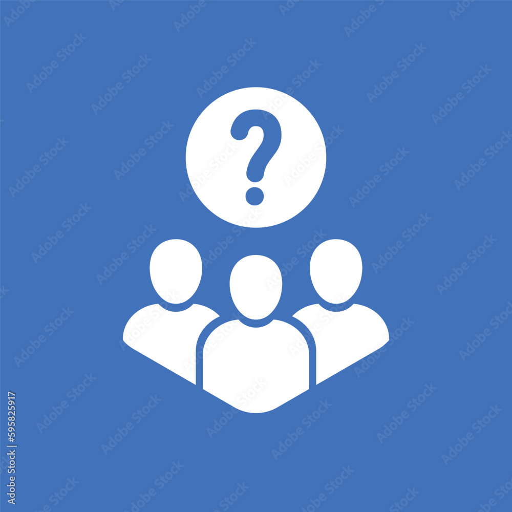 white team icon with question mark like questionnaire. concept of query human resources information and support or inspection. white team icon with question mark like questionnaire. concept of query human resources information and support or inspection.