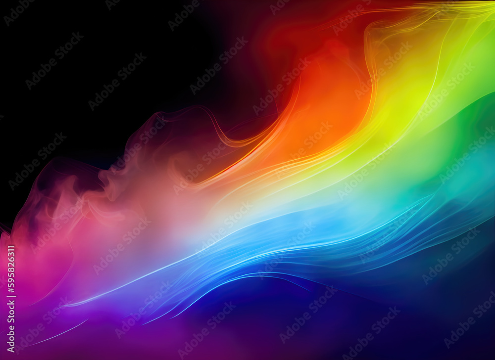 Obraz premium Abstract colorful wave background for design.