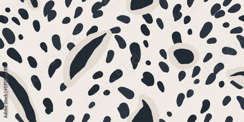 Modern abstract dynamic dots pattern. Trendy minimal vector template for design.