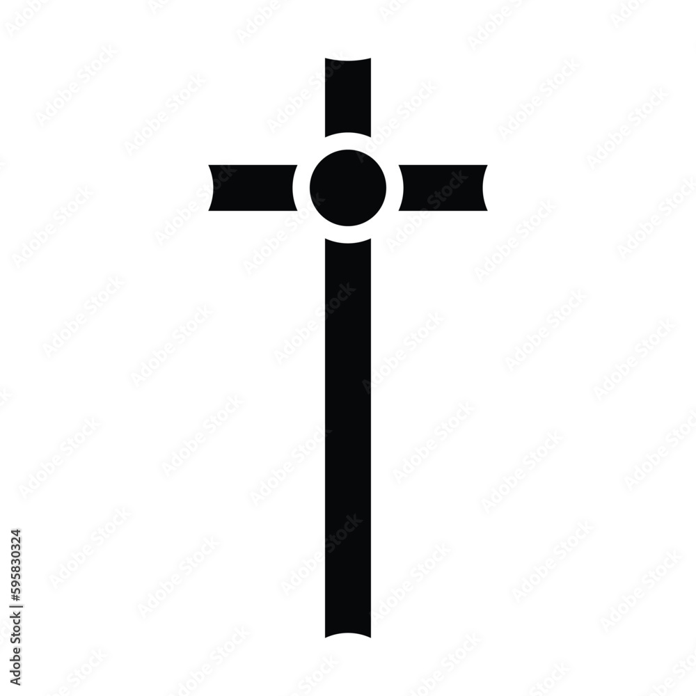 cross icon, god vector, christian illustration cross icon, god vector, christian illustration