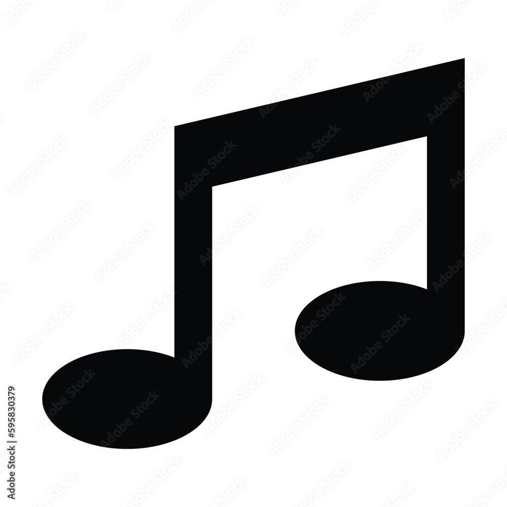 music note icon, music vector, note illustration music note icon, music vector, note illustration