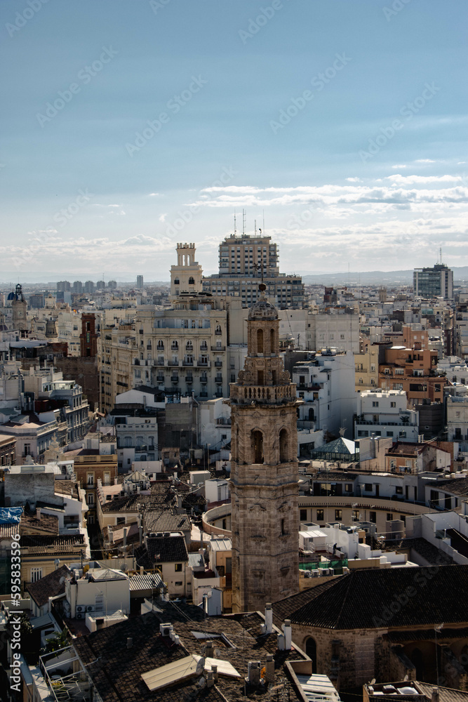 on top of Valencia Cathedral