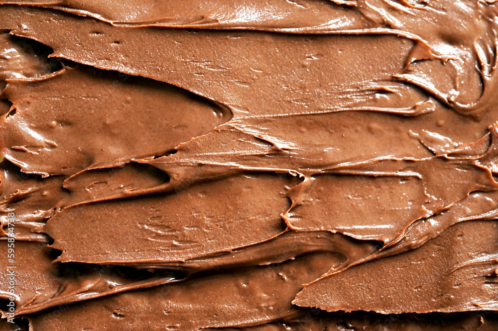 Tasty Slice Of Bread With Chocolate Cream