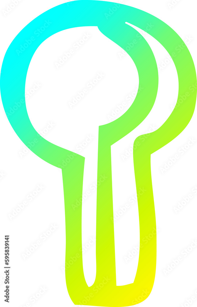 cold gradient line drawing of a cartoon keyhole cold gradient line drawing of a cartoon keyhole
