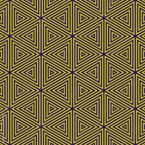 seamless geometric pattern Yellow blue for fabric or any design 