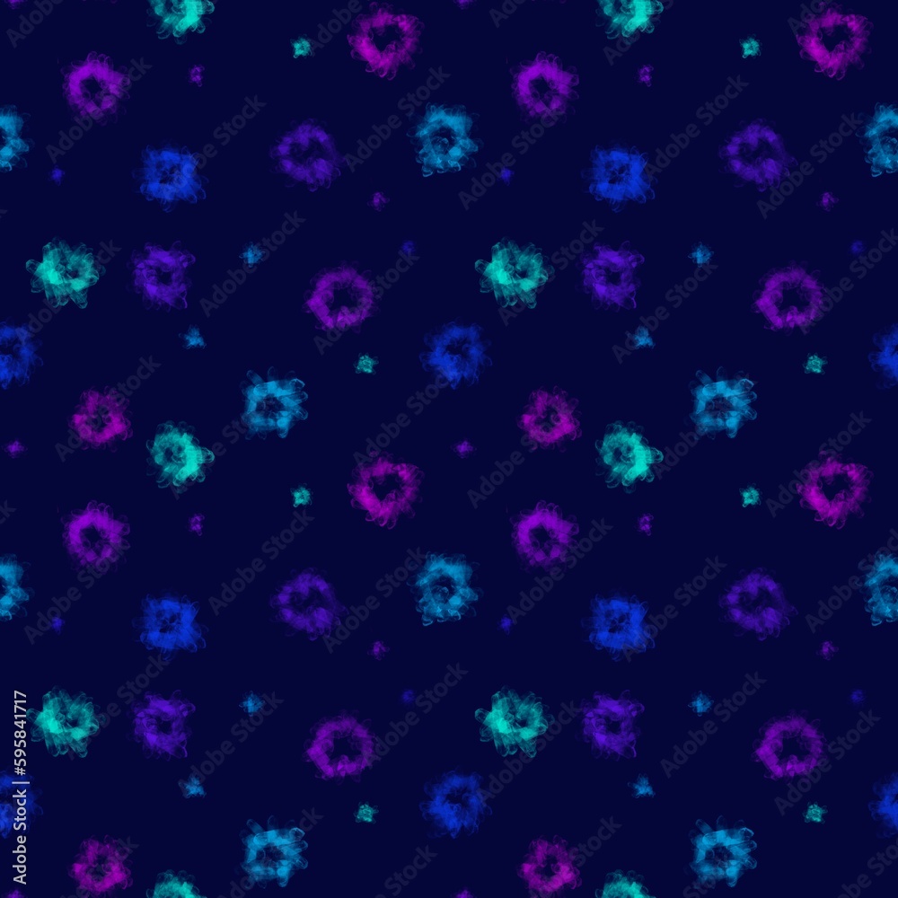 Falling snow pattern. Crystals. Abstraction. Design for Christmas and New Year.Snowflakes.Winter, night and festive mood Falling snow pattern. Crystals. Abstraction. Design for Christmas and New Year.Snowflakes.Winter, night and festive mood