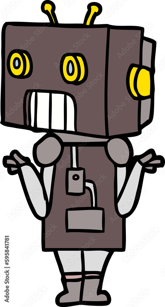 cartoon robot cartoon robot