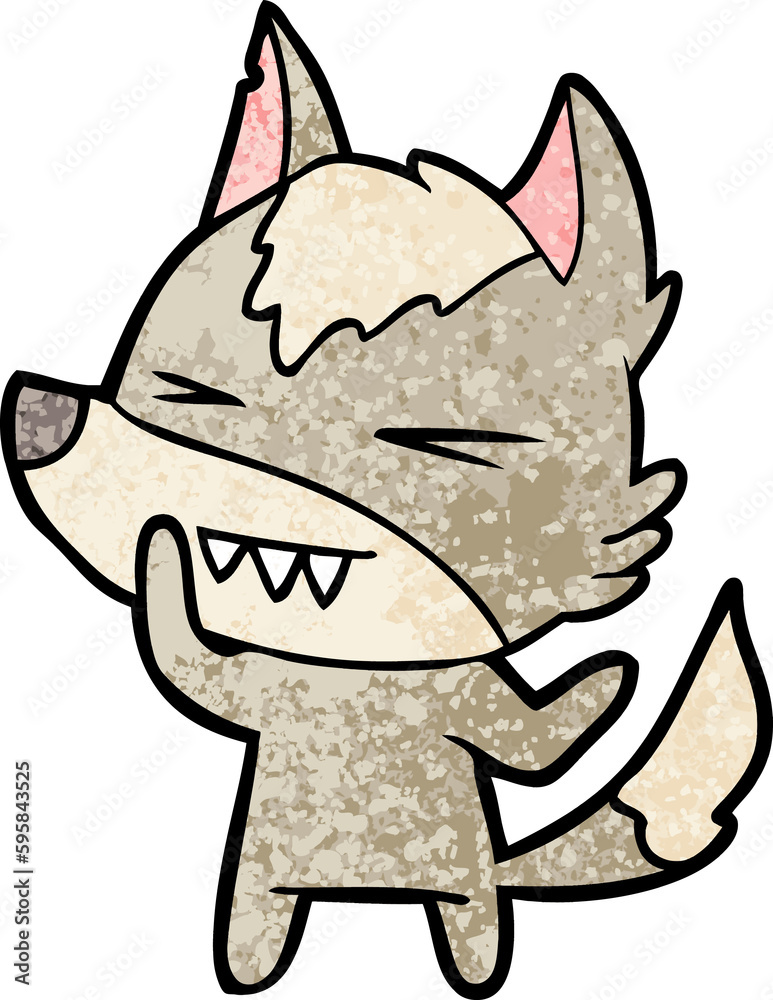 angry wolf cartoon angry wolf cartoon