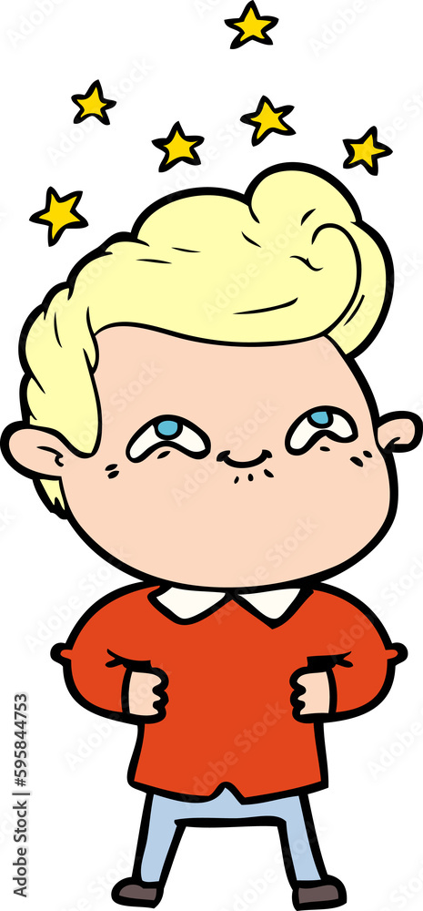 cartoon excited man cartoon excited man