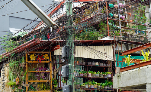 poor man settlement in puerto princesa on palawan