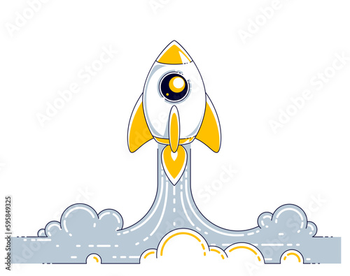 Rocket launch into undiscov...
