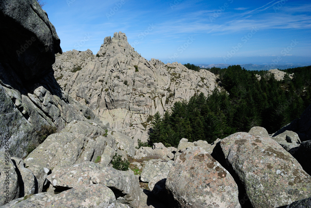 Le cime granitiche del Monte Limbara Le cime granitiche del Monte Limbara
