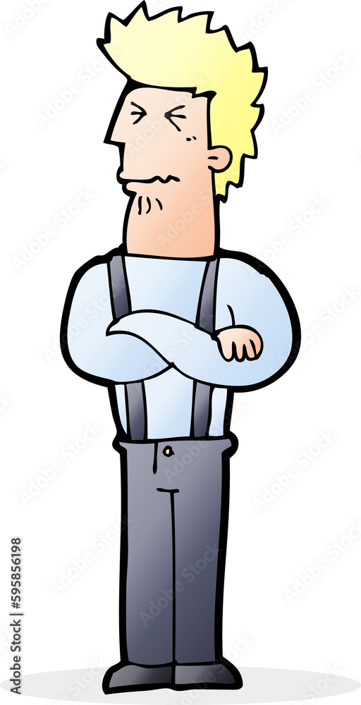 cartoon annoyed man cartoon annoyed man