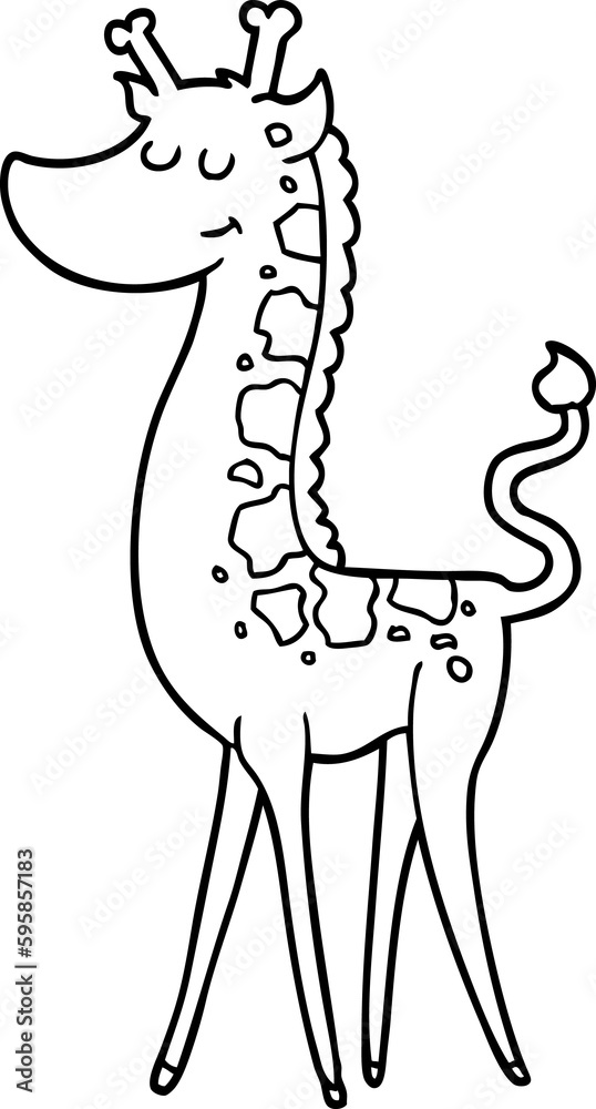 cartoon giraffe cartoon giraffe