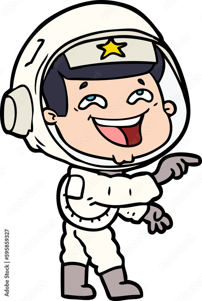 cartoon laughing astronaut cartoon laughing astronaut