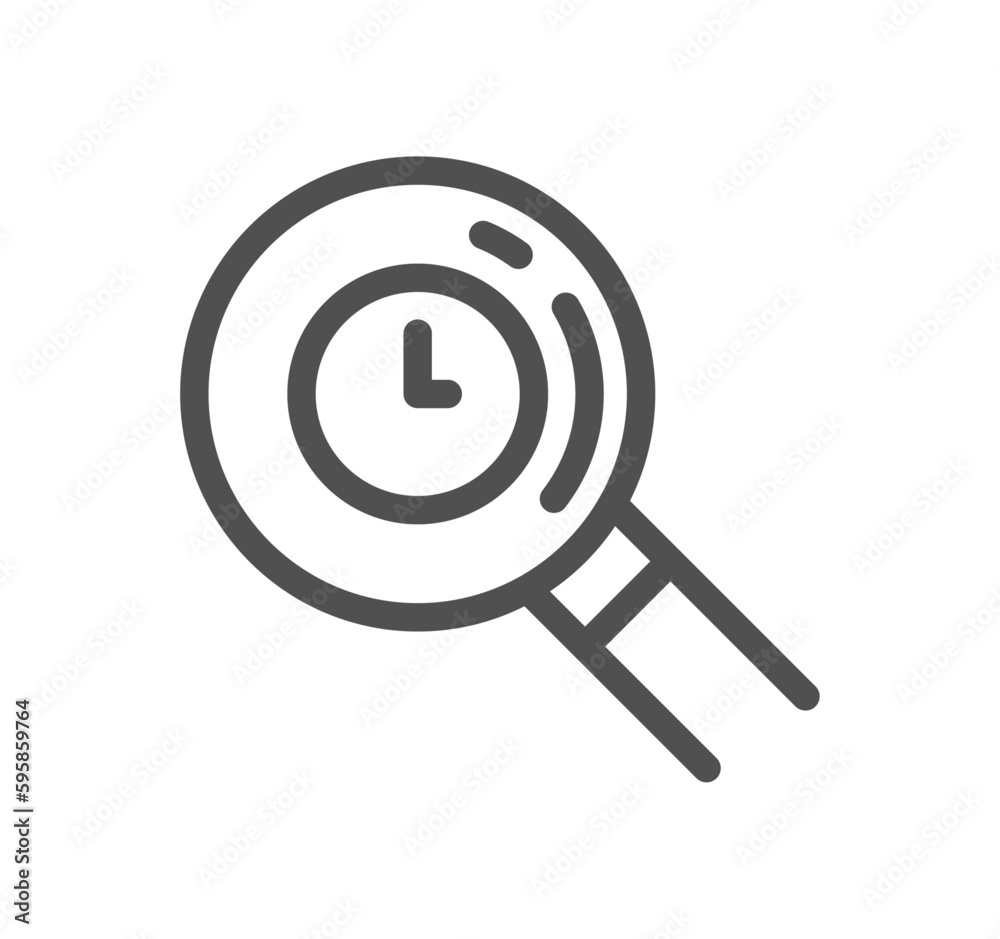 Time related icon outline and linear vector. Time related icon outline and linear vector.