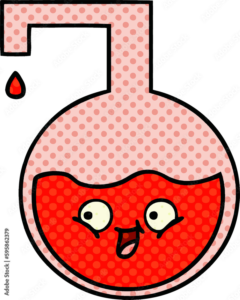 comic book style cartoon of a science experiment comic book style cartoon of a science experiment