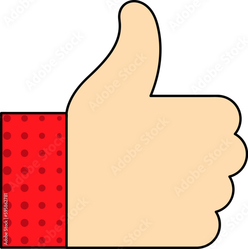 Thumb Up Hand Sign