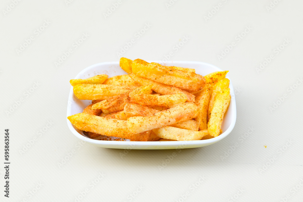 French fries Snack food crispy potato . Fast food or snacks concept. Patates cips. French fries Snack food crispy potato . Fast food or snacks concept. Patates cips.