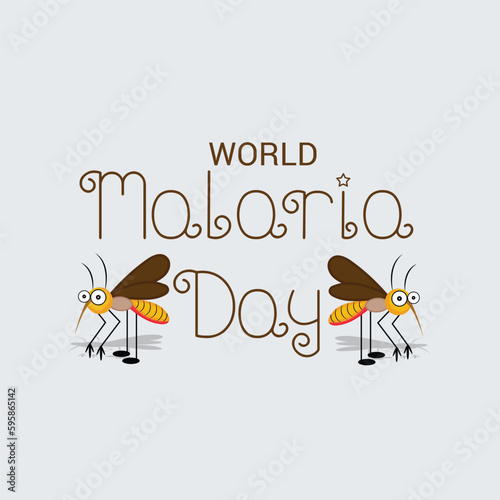 Vector illustration of a Background for World Malaria Day.