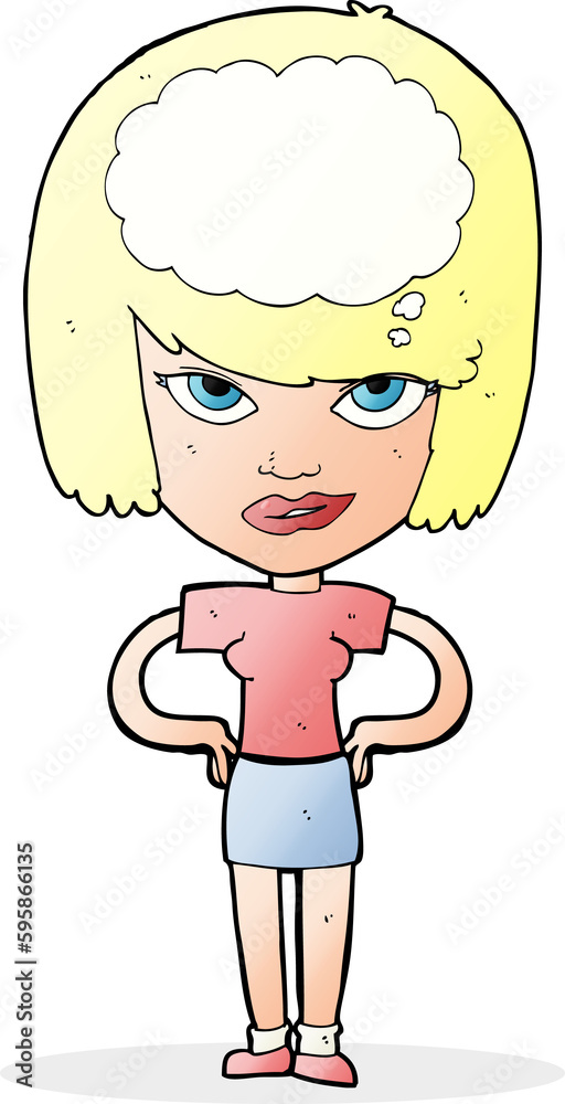 cartoon woman thinking cartoon woman thinking