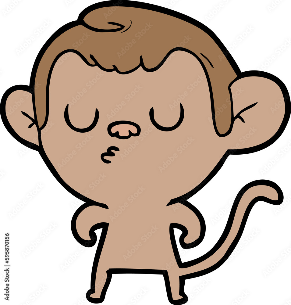 cartoon monkey