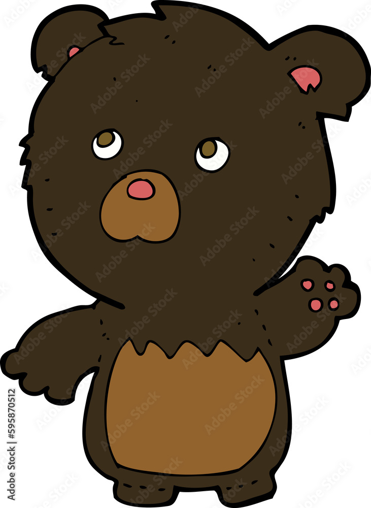cartoon black teddy bear cartoon black teddy bear