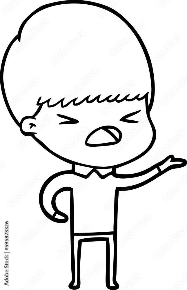 cartoon stressed man cartoon stressed man