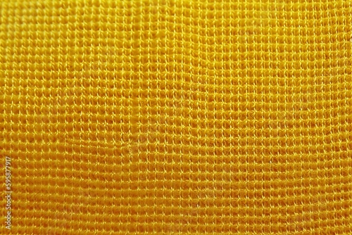 Vibrant Yellow Cloth Texture