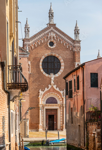 Canvas Print Picture of Venice in spring, Italy.
