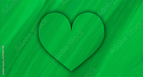 Romantic heart artistic watercolor background.