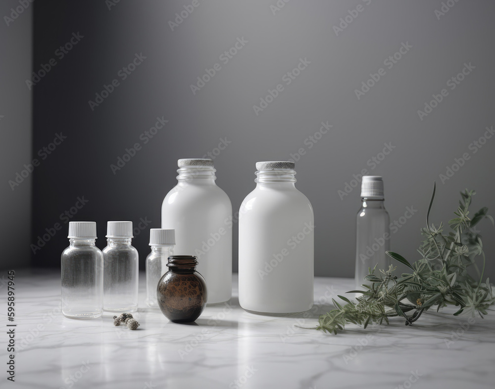 Botanical Bottles with a Twist (Generative Ai) Botanical Bottles with a Twist (Generative Ai)