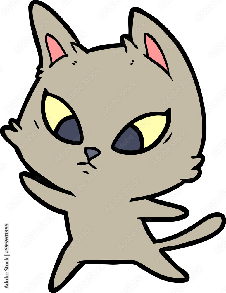 confused cartoon cat confused cartoon cat