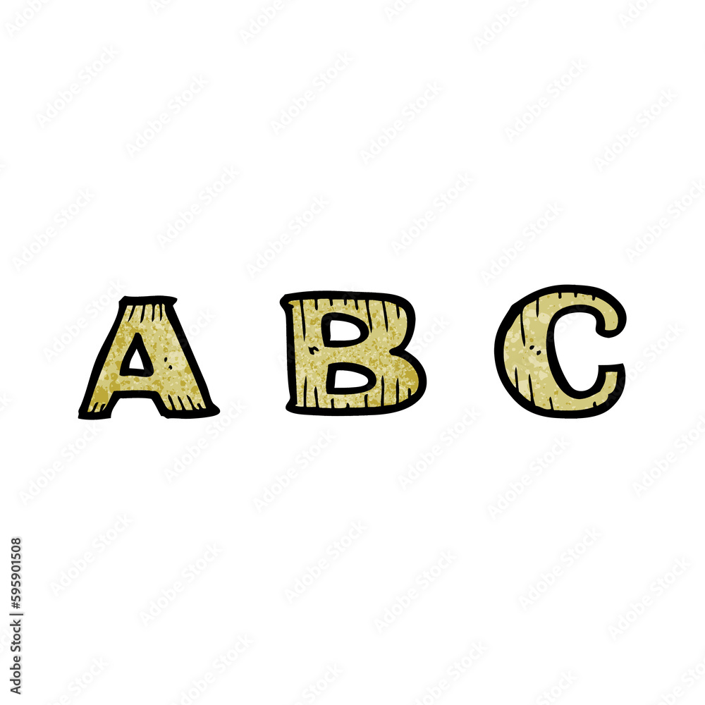 A B C cartoon A B C cartoon