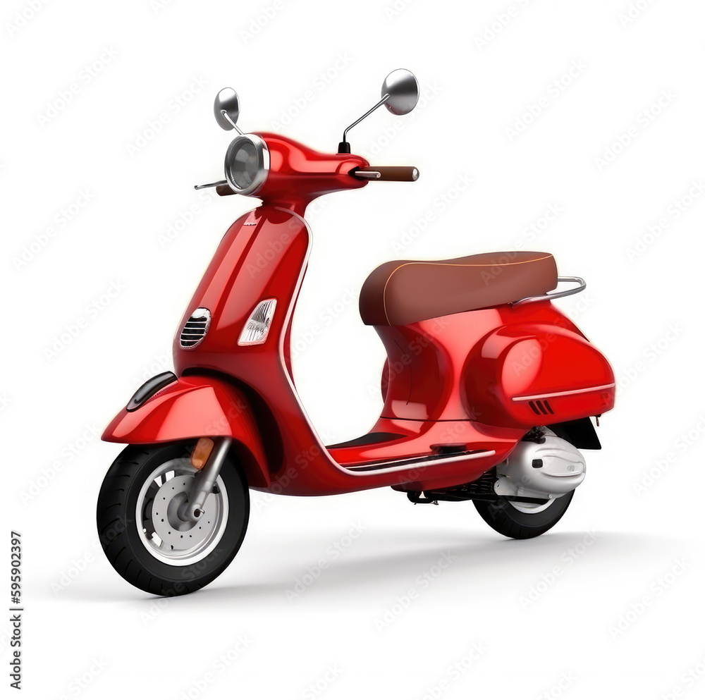 Electric scooter - red