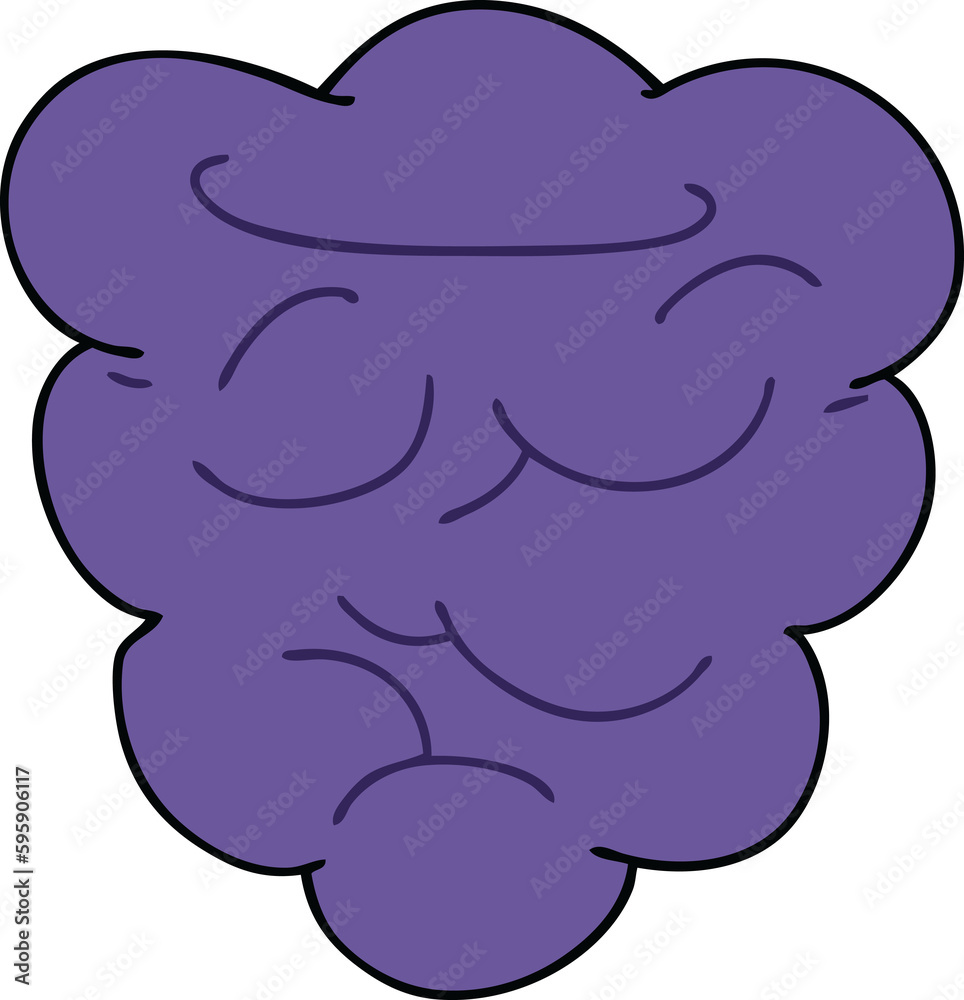 Fototapeta premium hand drawn quirky cartoon berry