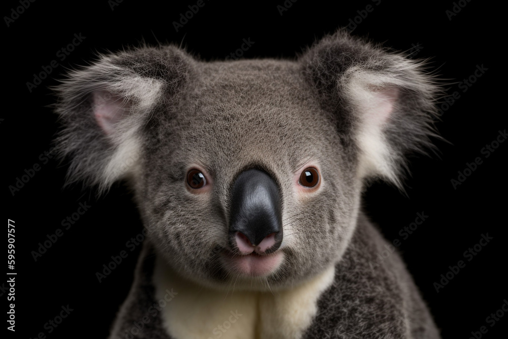 Naklejka premium Studio image of an Australian koala