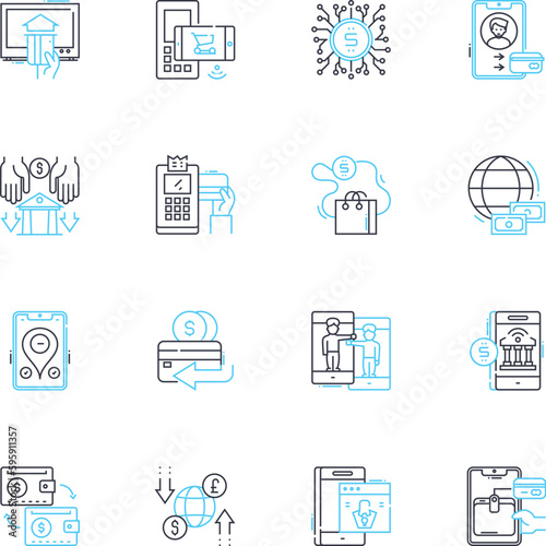 Communication and expression linear icons set. Dialogue, Verbal, Articulation, Utterance, Discourse, Voice, Vocalization line vector and concept signs. Talk,Expression,Linguistic outline illustrations photo
