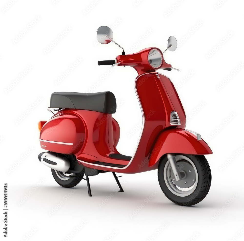 Electric scooter - red