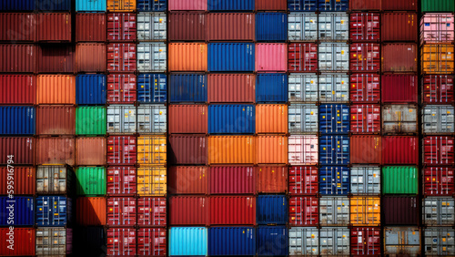 Containers for the transport. shipping and transport industry Generative AI