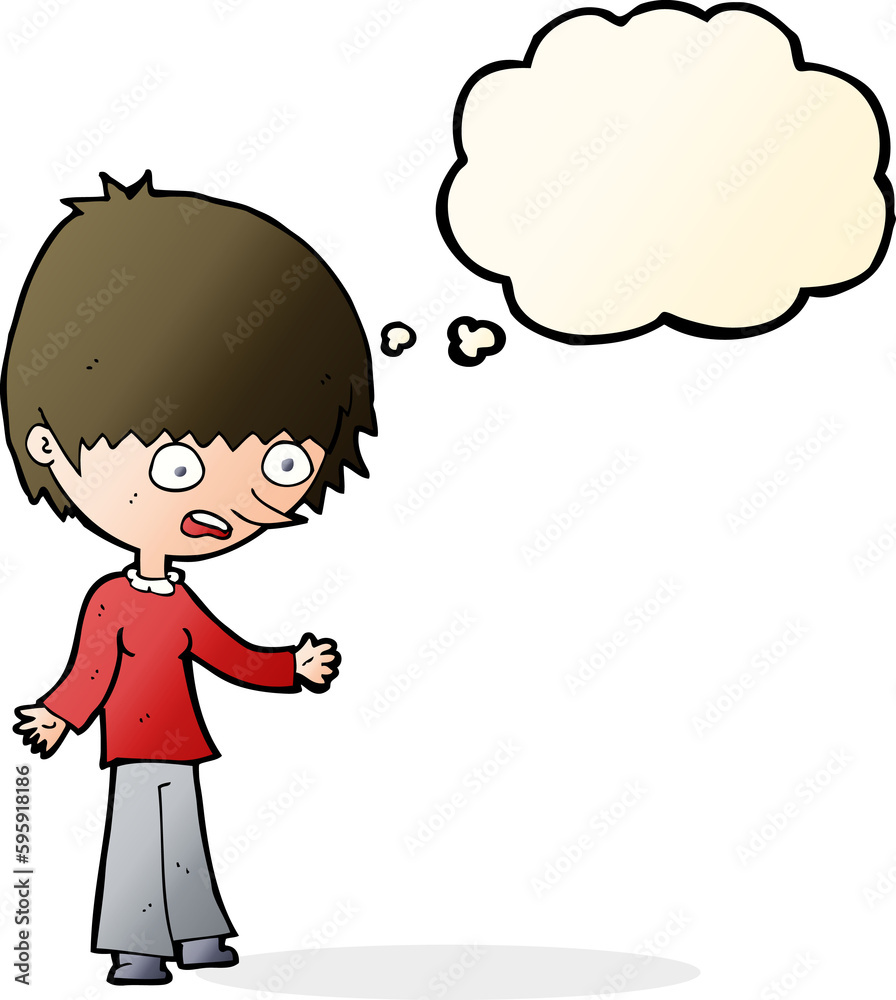 cartoon stressed out woman with thought bubble cartoon stressed out woman with thought bubble