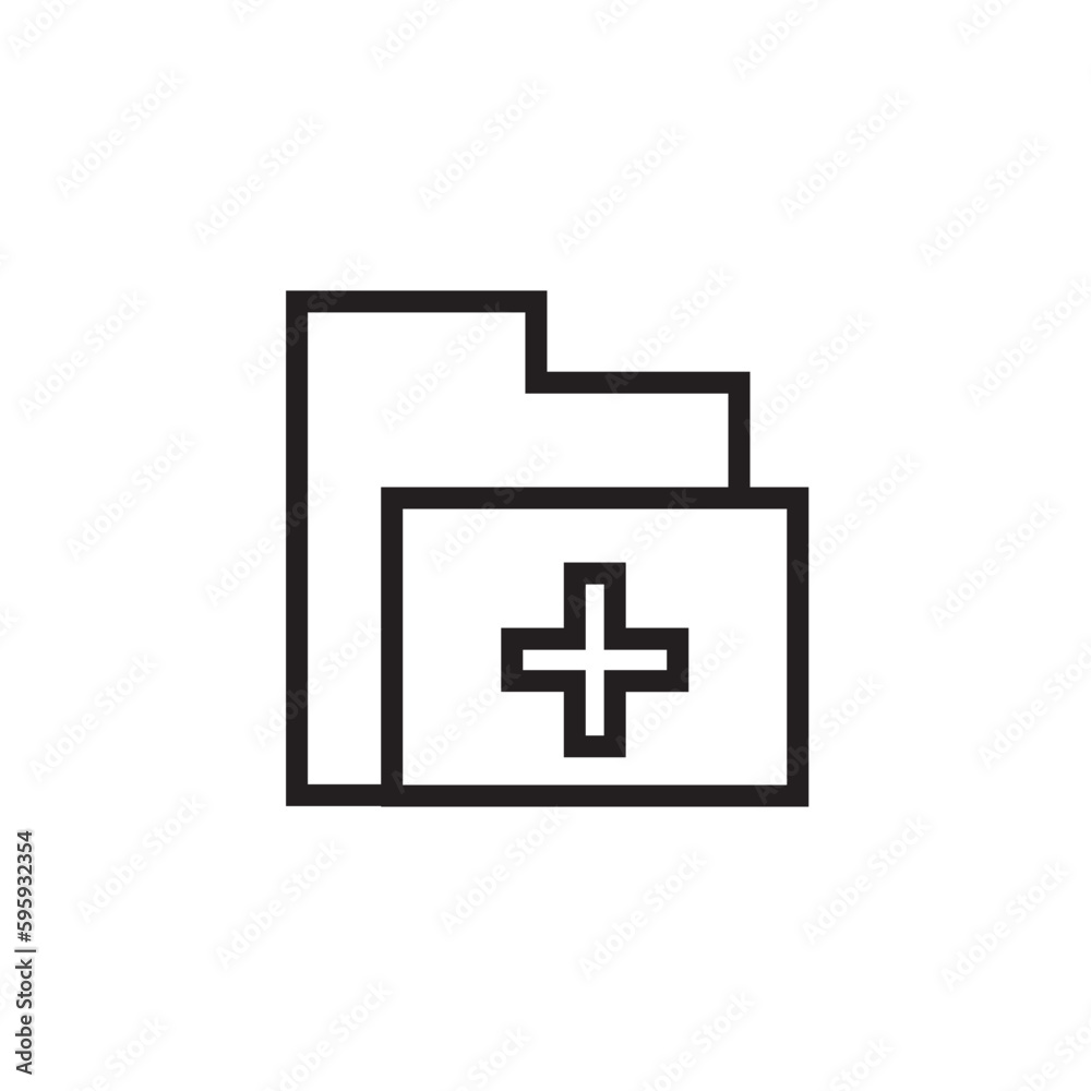 Add Catalog Directory Outline Icon Add Catalog Directory Outline Icon