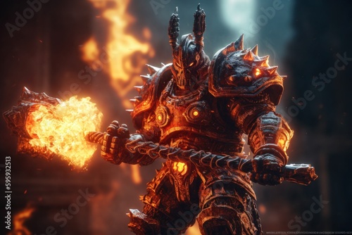 Ragnaros is a character from the massively popular online game, World of Warcraft. He is an elemental lord of fire and the final boss of the Molten Core raid, which was introduced in the game's first 