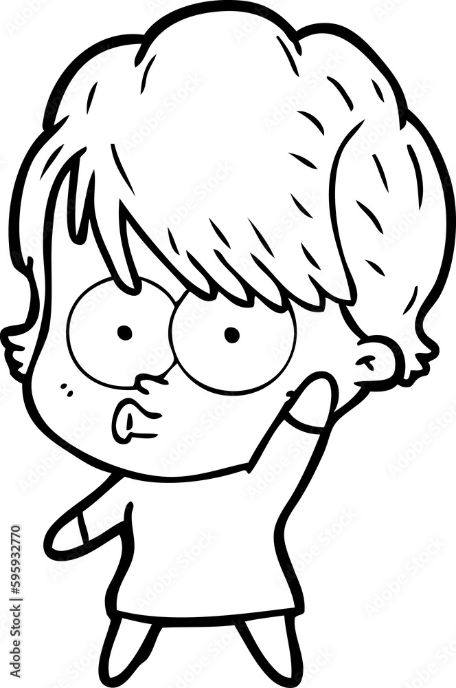 cartoon woman cartoon woman