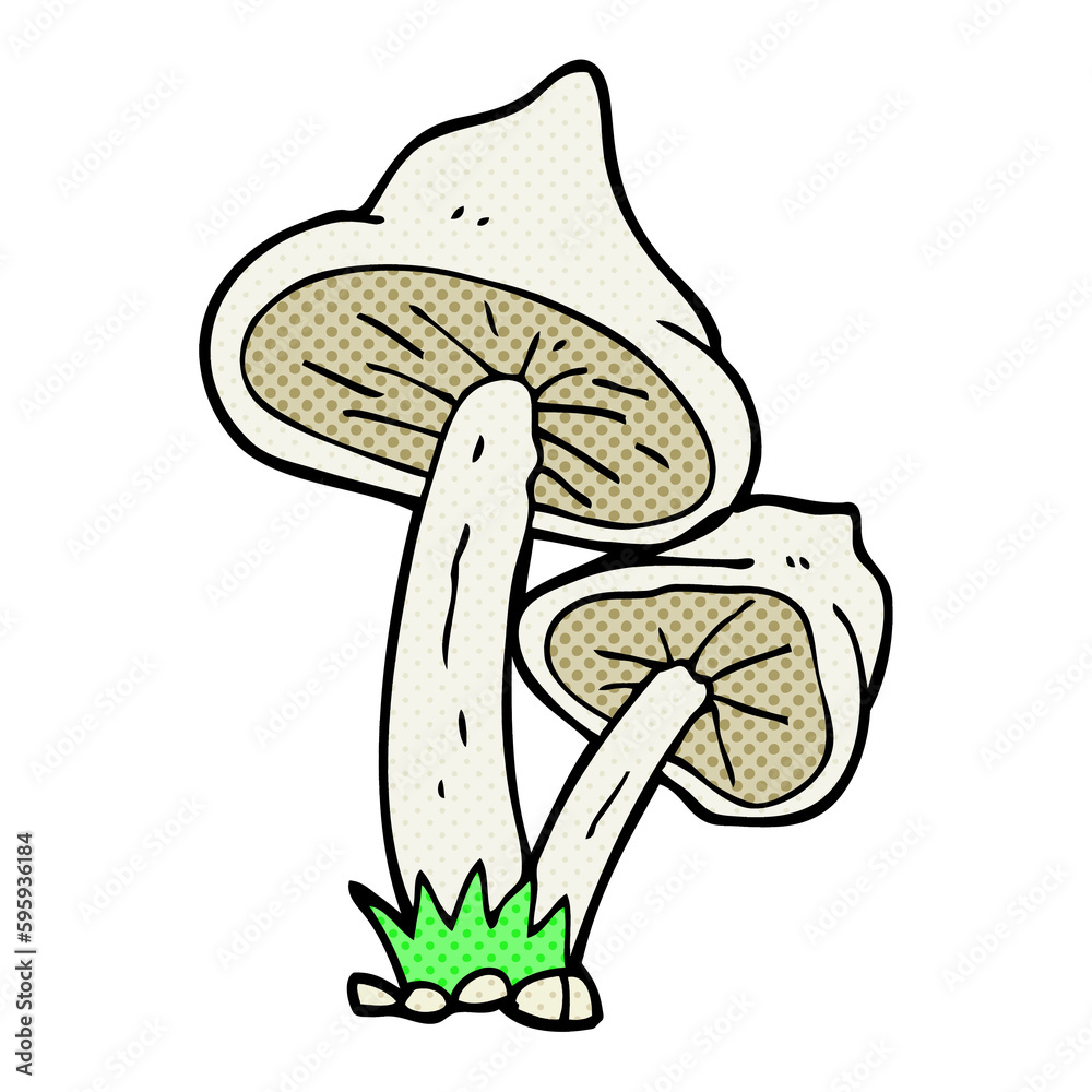 freehand drawn cartoon mushroom freehand drawn cartoon mushroom