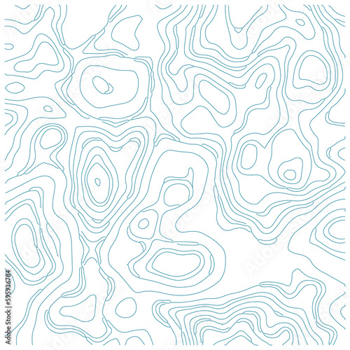Topographic Line Pattern