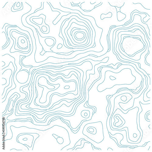 Topographic Line Pattern
