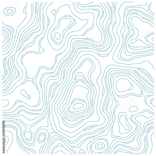 Topographic Line Pattern